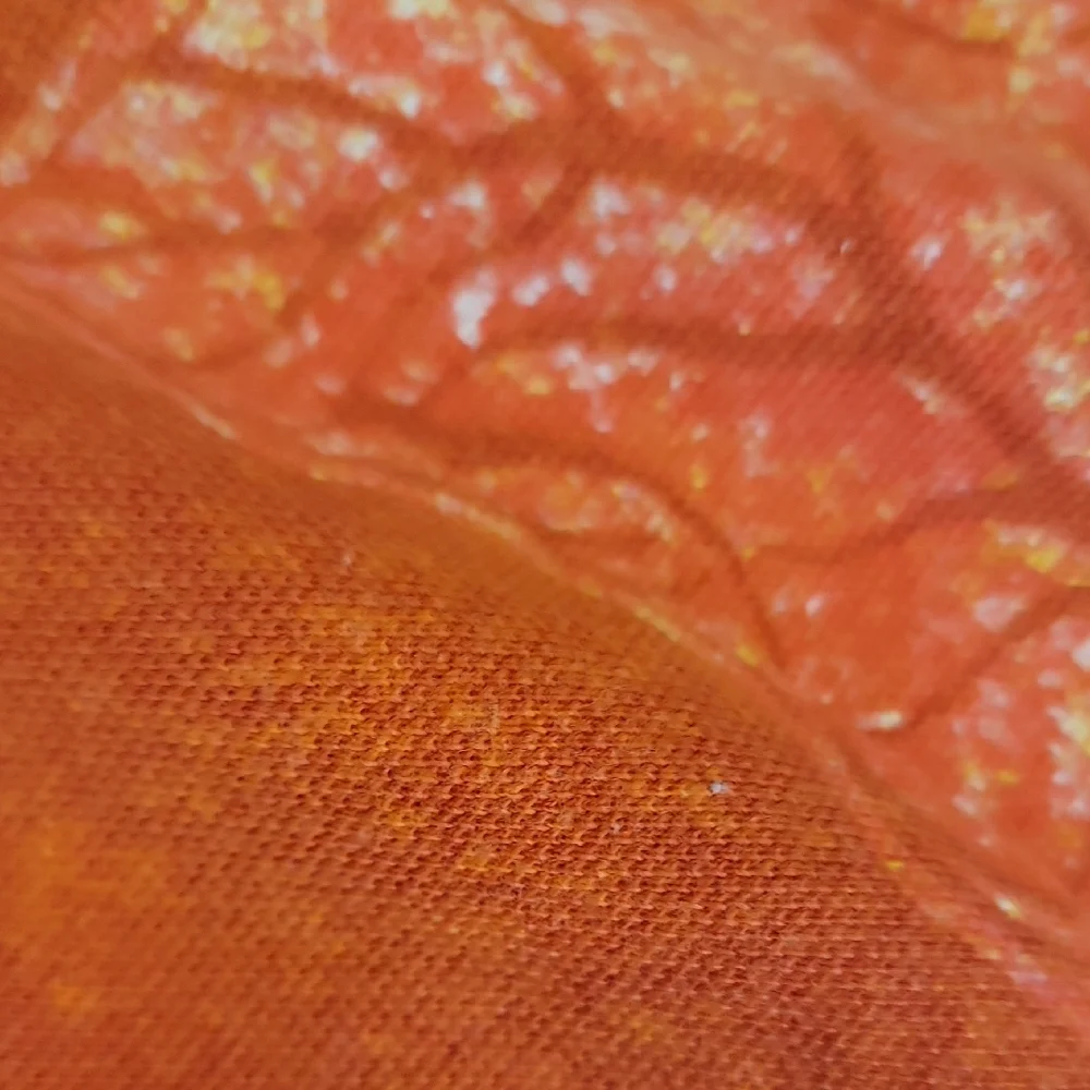 Saddlebred Orange and White Hawaiian Polo Shirt - Picture 13 of 13
